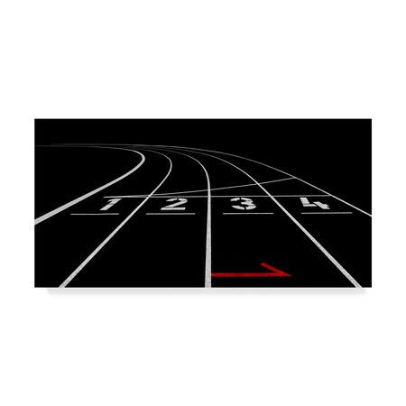 Trademark Fine Art Hans Martin Doelz '1 2 3 4' Canvas Art, 12x24 1X05575-C1224GG
